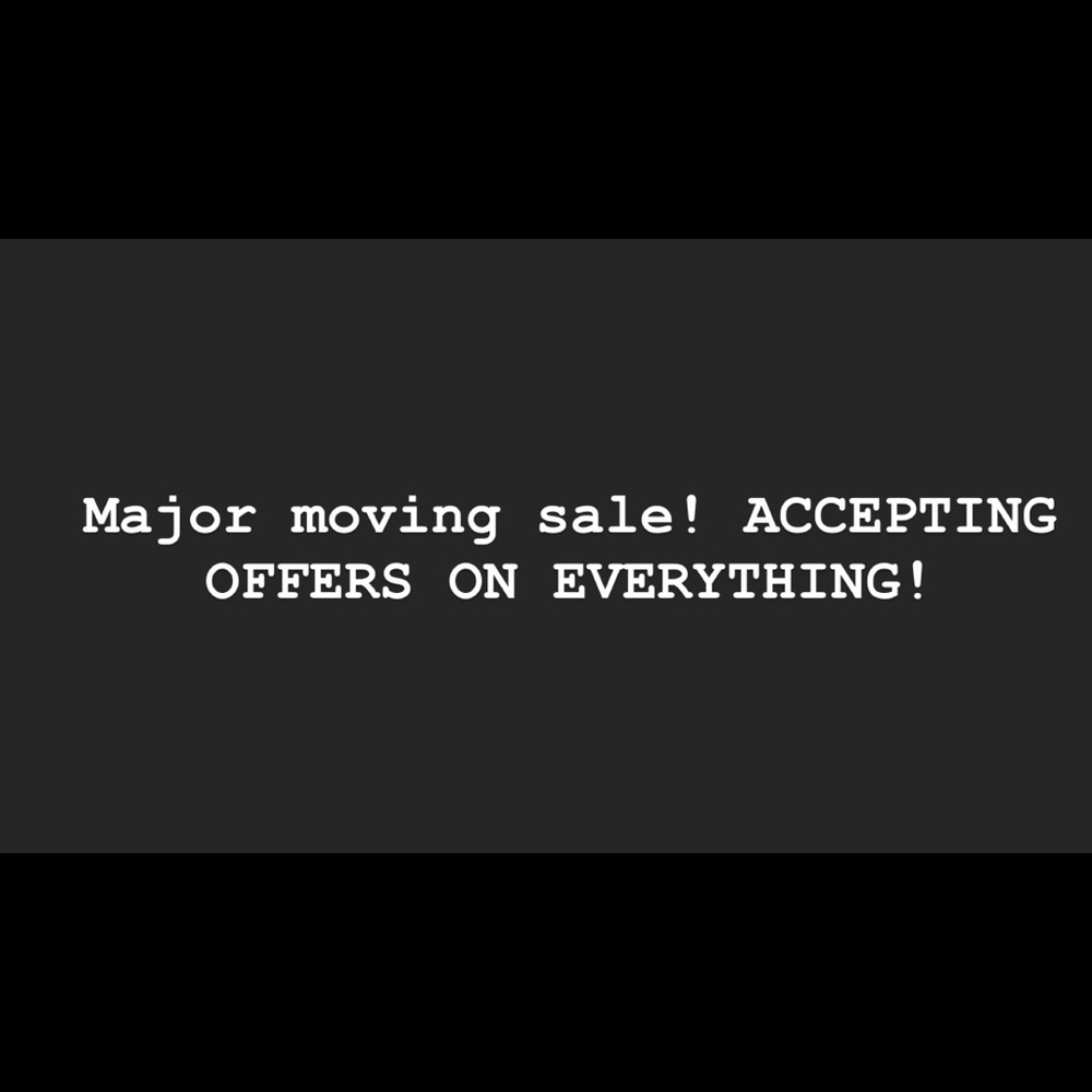 Moving sale!